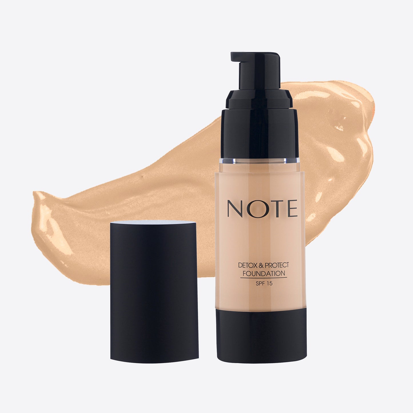 Note Detox and Protect Foundation- 02 Natural Beige, 35ml