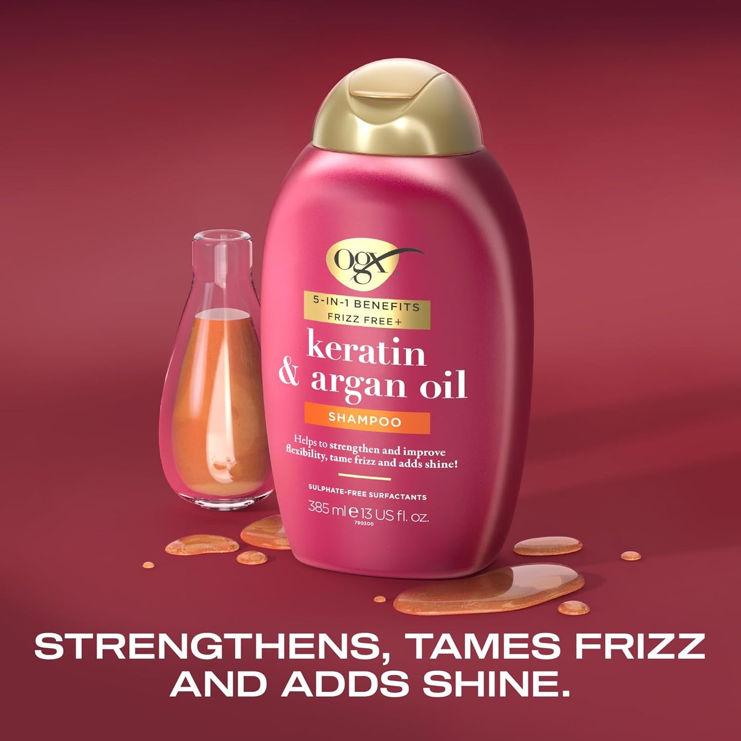 OGX Keratin & Argan Oil Shampoo 385ml
