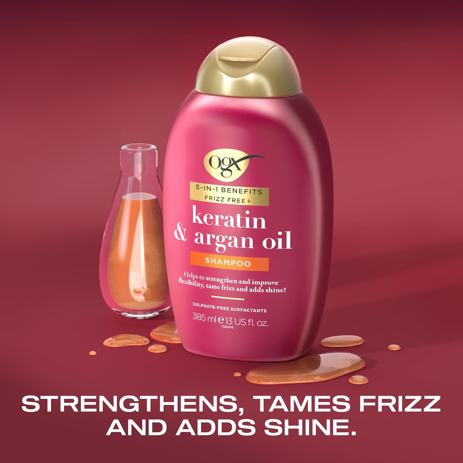 OGX Keratin & Argan Oil Shampoo 385ml