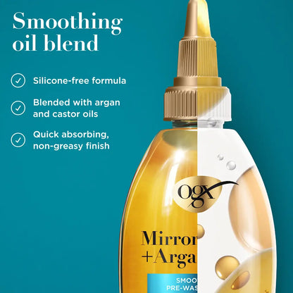 OGX Mirror Shine + Argan Oil Pre-Wash Gloss 118ml