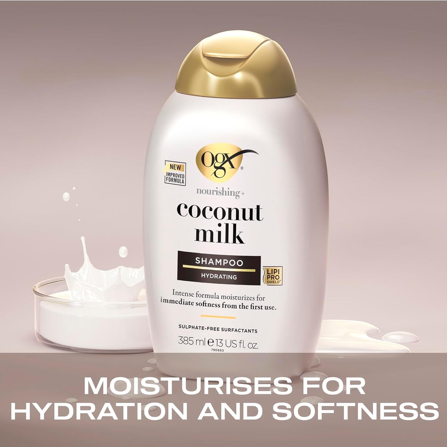 OGX Nourishing Coconut Milk Hydrating Shampoo 385ml