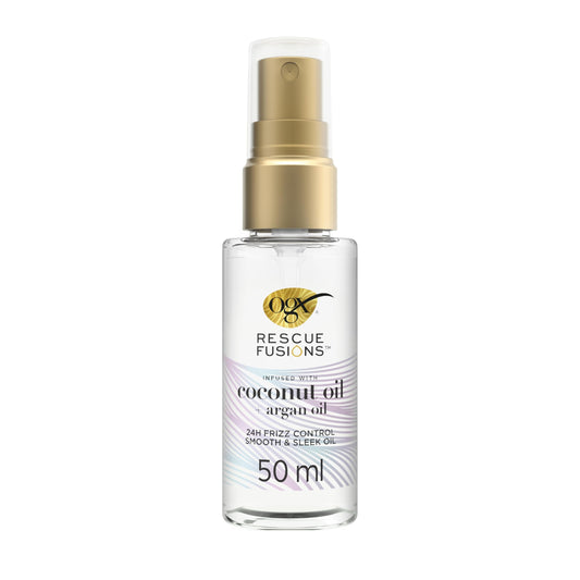 OGX Rescue Fusions 24H Frizz Control Smooth & Sleek Oil 50ml