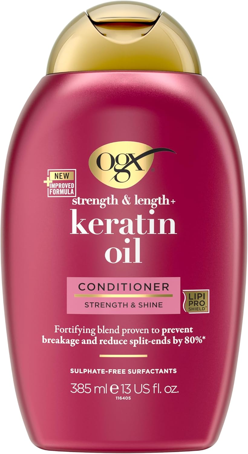 OGX Strength & Length+ Keratin Oil Conditioner 385ml