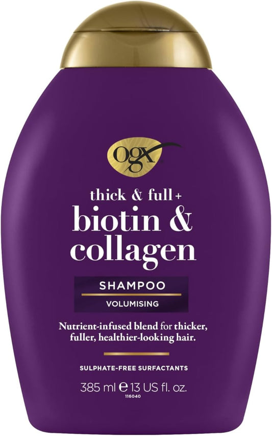 OGX Thick & Full+ Biotin & Collagen Volumising Shampoo 385ml