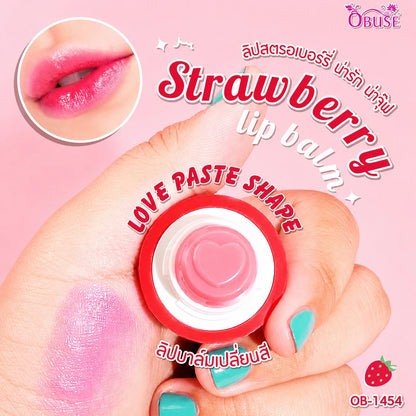 Obuse Strawberry Magic Lip Balm 3g