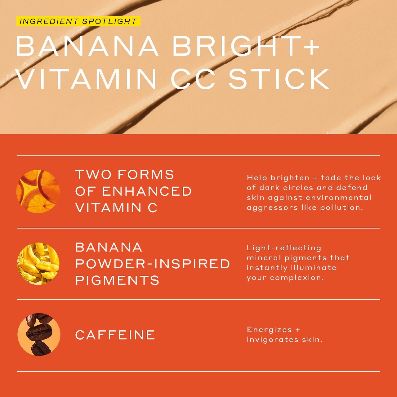 Ole Henriksen Banana Bright Vitamin CC Eye Stick- Banana 3.7g