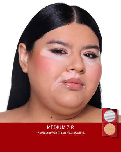 One Size Turn Up The Base Versatile Powder Foundation- Medium 3 (R)