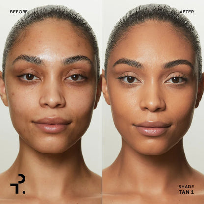 PATRICK TA Major Skin Creme Foundation and Finishing Powder Duo- Tan 1