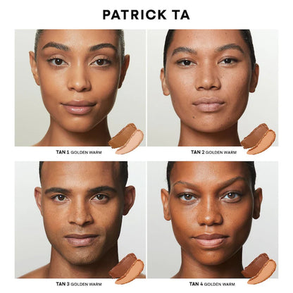 PATRICK TA Major Skin Creme Foundation and Finishing Powder Duo- Tan 1
