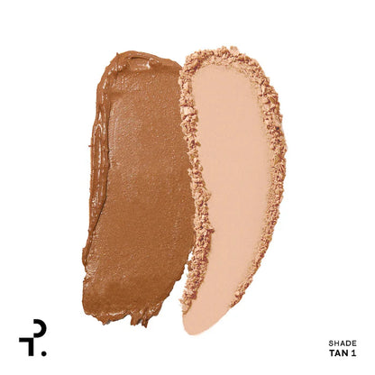 PATRICK TA Major Skin Creme Foundation and Finishing Powder Duo- Tan 1