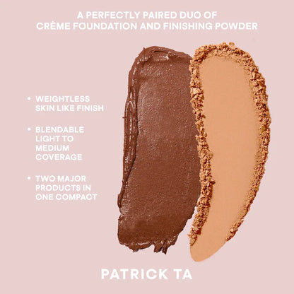 PATRICK TA Major Skin Creme Foundation and Finishing Powder Duo- Tan 4