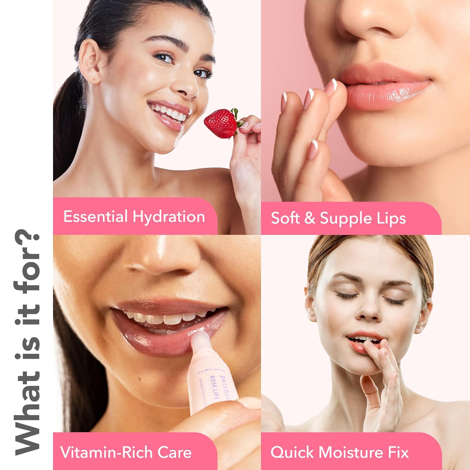 Patchology Rose Lips Hydrating Sleep Mask 14.7ml