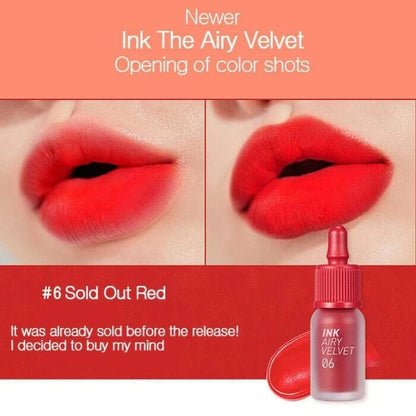 Peripera INK Airy Velvet Tint- 06 Sold Out Red