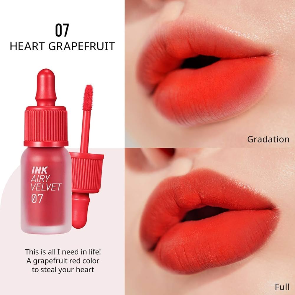 Peripera INK Airy Velvet Tint- 07 Heart Grapefruit