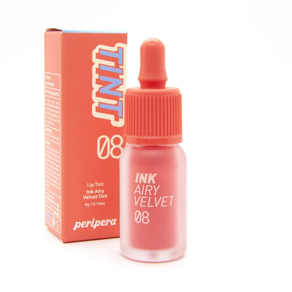 Peripera INK Airy Velvet Tint- 08 Pretty Orange Pink