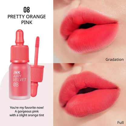 Peripera INK Airy Velvet Tint- 08 Pretty Orange Pink