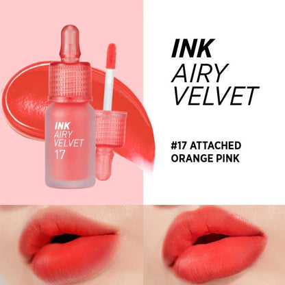 Peripera INK Airy Velvet Tint- 17 Attached Orange Pink