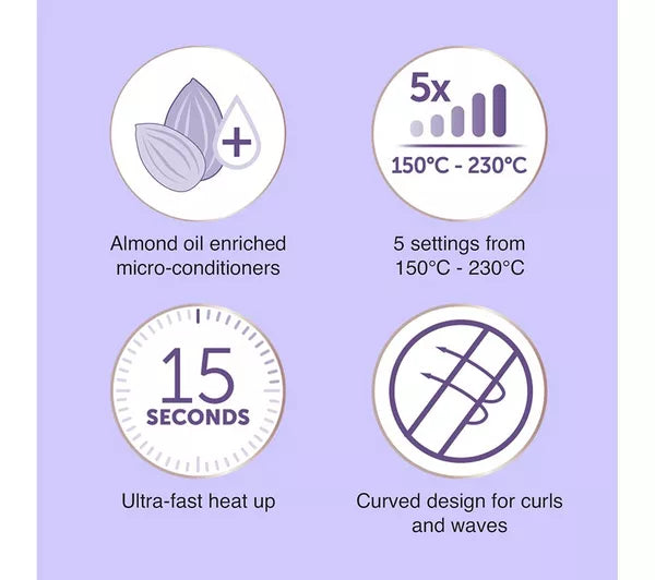 Remington Almond Allure Hair Straightener S4807