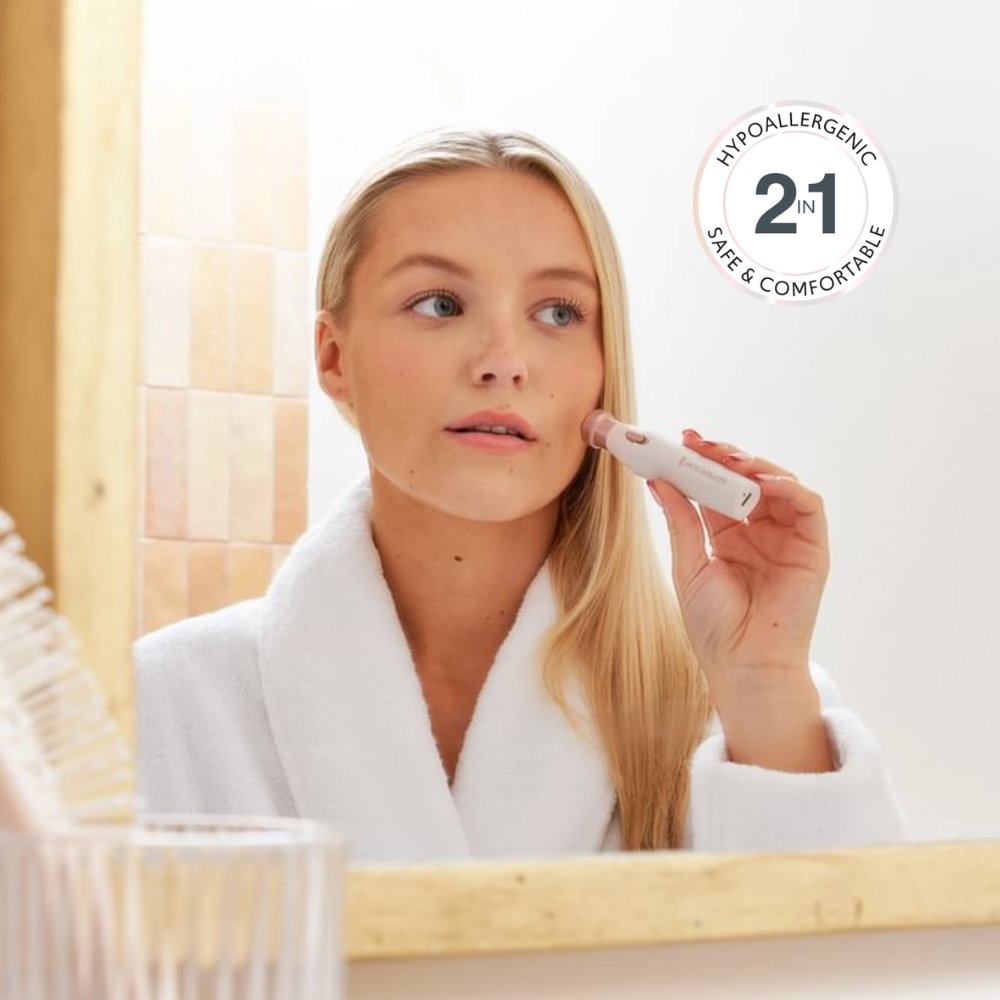 Remington BareMe 2-in-1 Facial Hair Remover