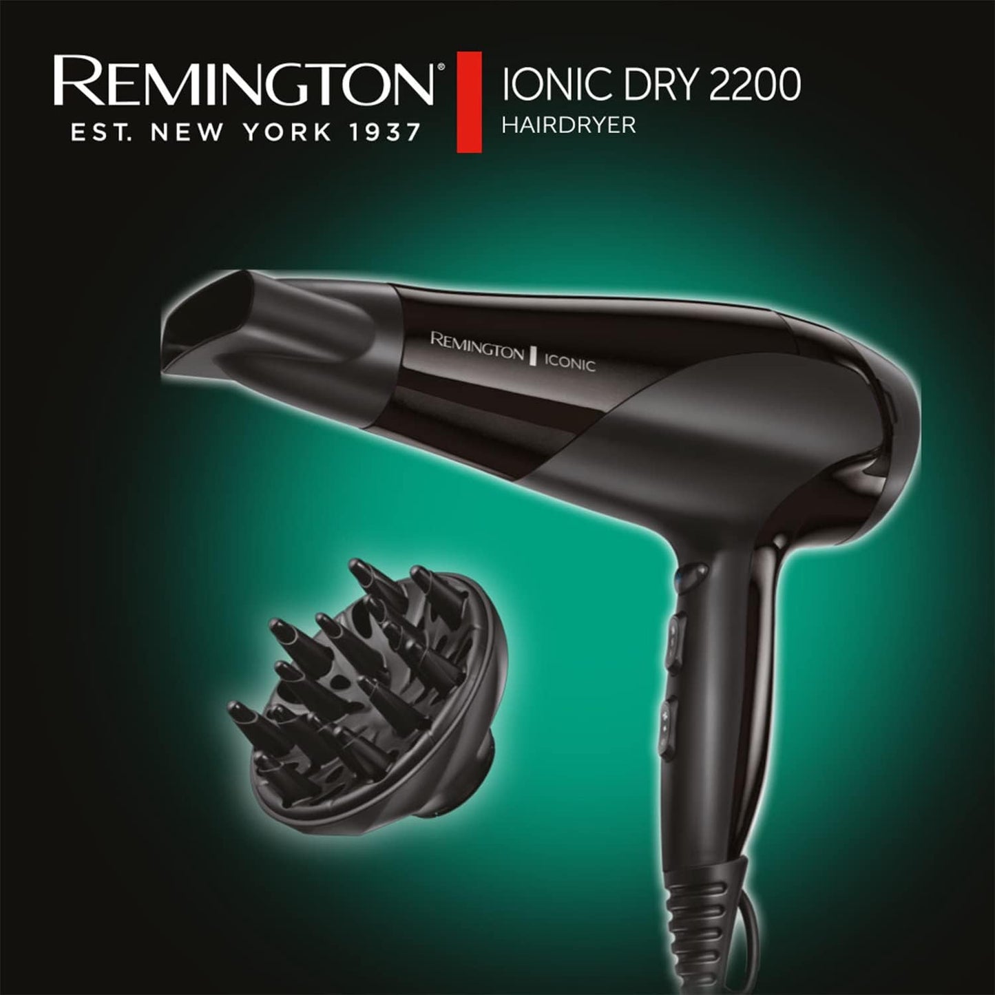 Remington Ionic Dry 2200W Hair Dryer D3198
