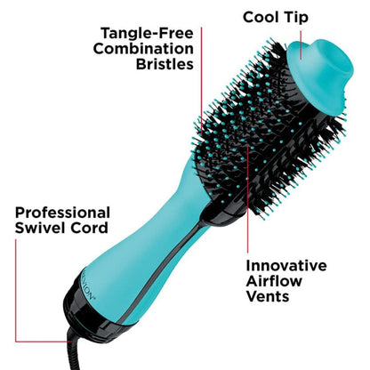 Revlon One Step Hair Dryer and Volumiser- Mint Edition