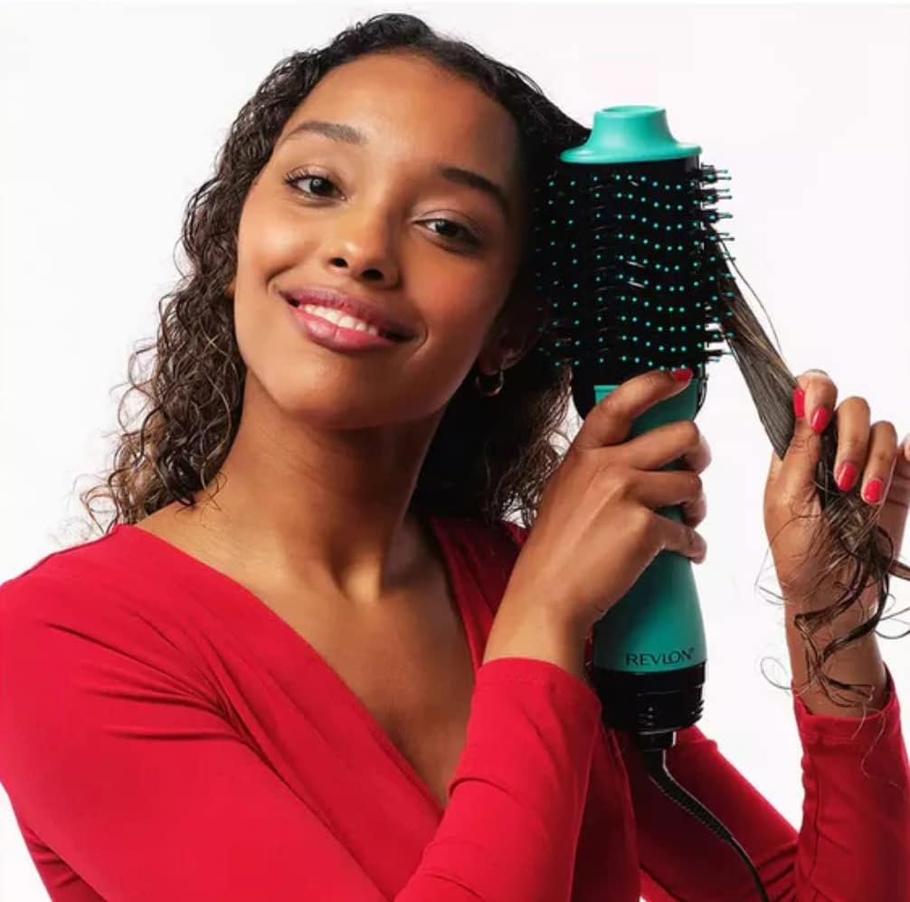 Revlon One Step Hair Dryer and Volumiser- Teal Edition