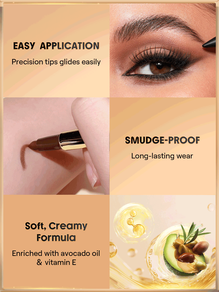 SHEGLAM Bold Moves Kohl Cream Eyeliner Pencil- Black
