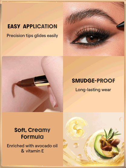 SHEGLAM Bold Moves Kohl Cream Eyeliner Pencil- Black