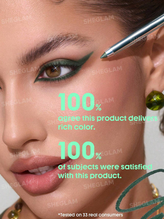 SHEGLAM Boldline Longwear Multi-Function Gel Liner- Metallic Green