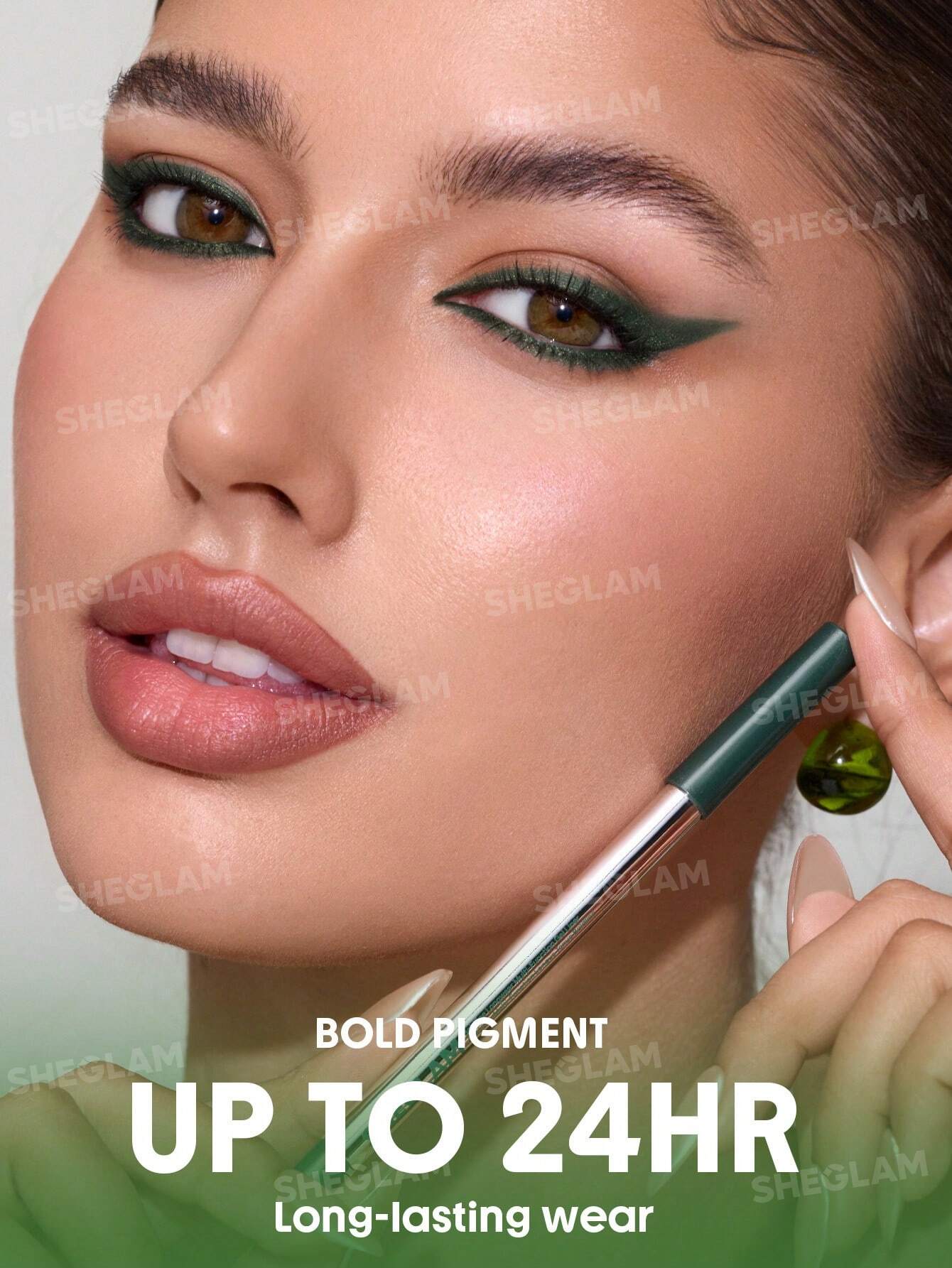SHEGLAM Boldline Longwear Multi-Function Gel Liner- Metallic Green