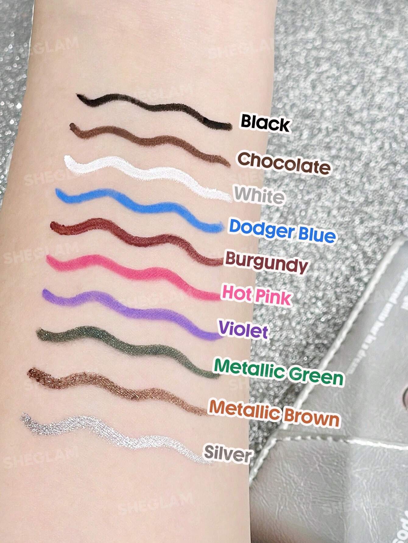 SHEGLAM Boldline Longwear Multi-Function Gel Liner- Metallic Green