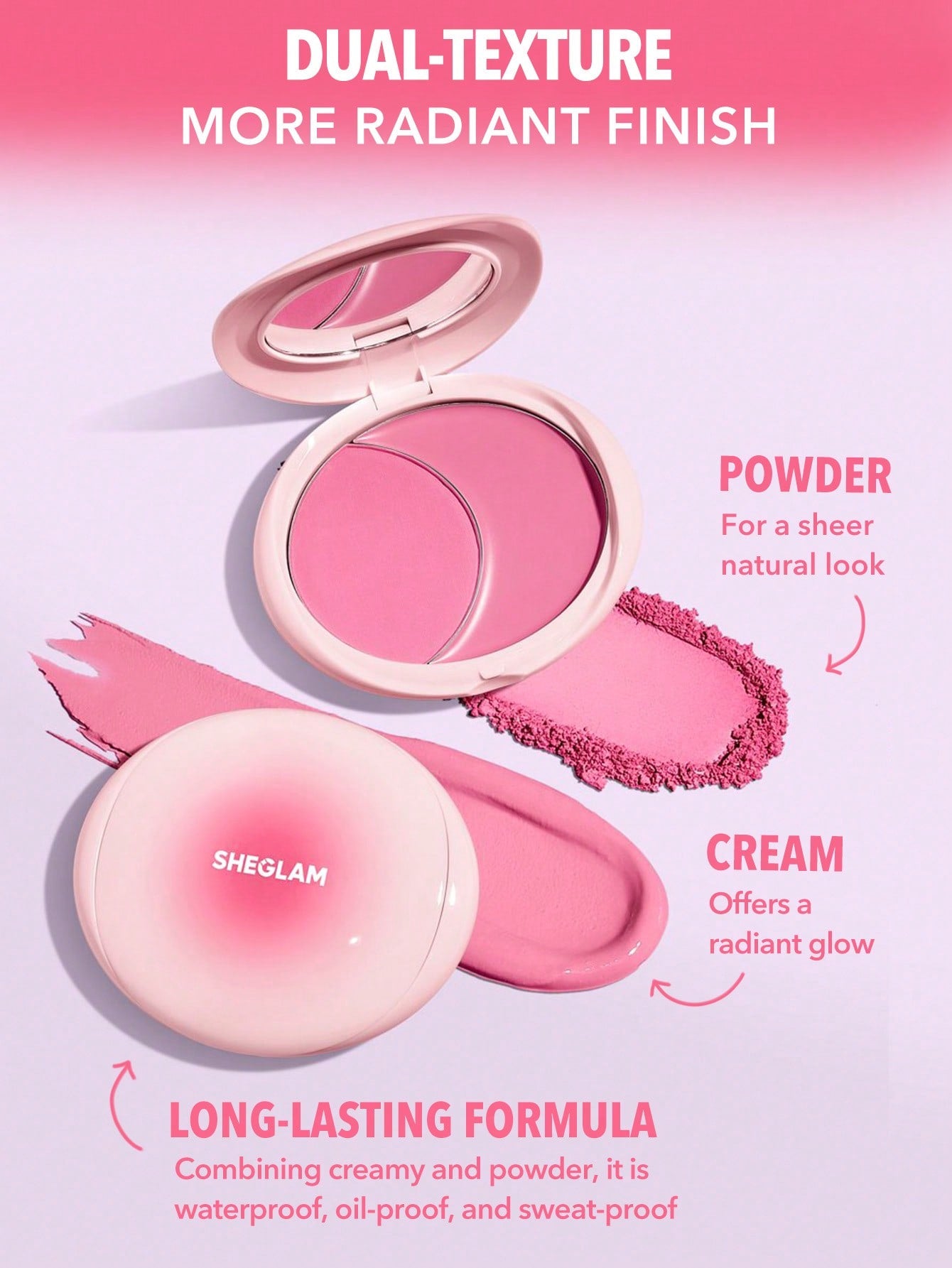 SHEGLAM Cheek 2 Cheek Blush Duo- Pitaya Fruit 8.3g