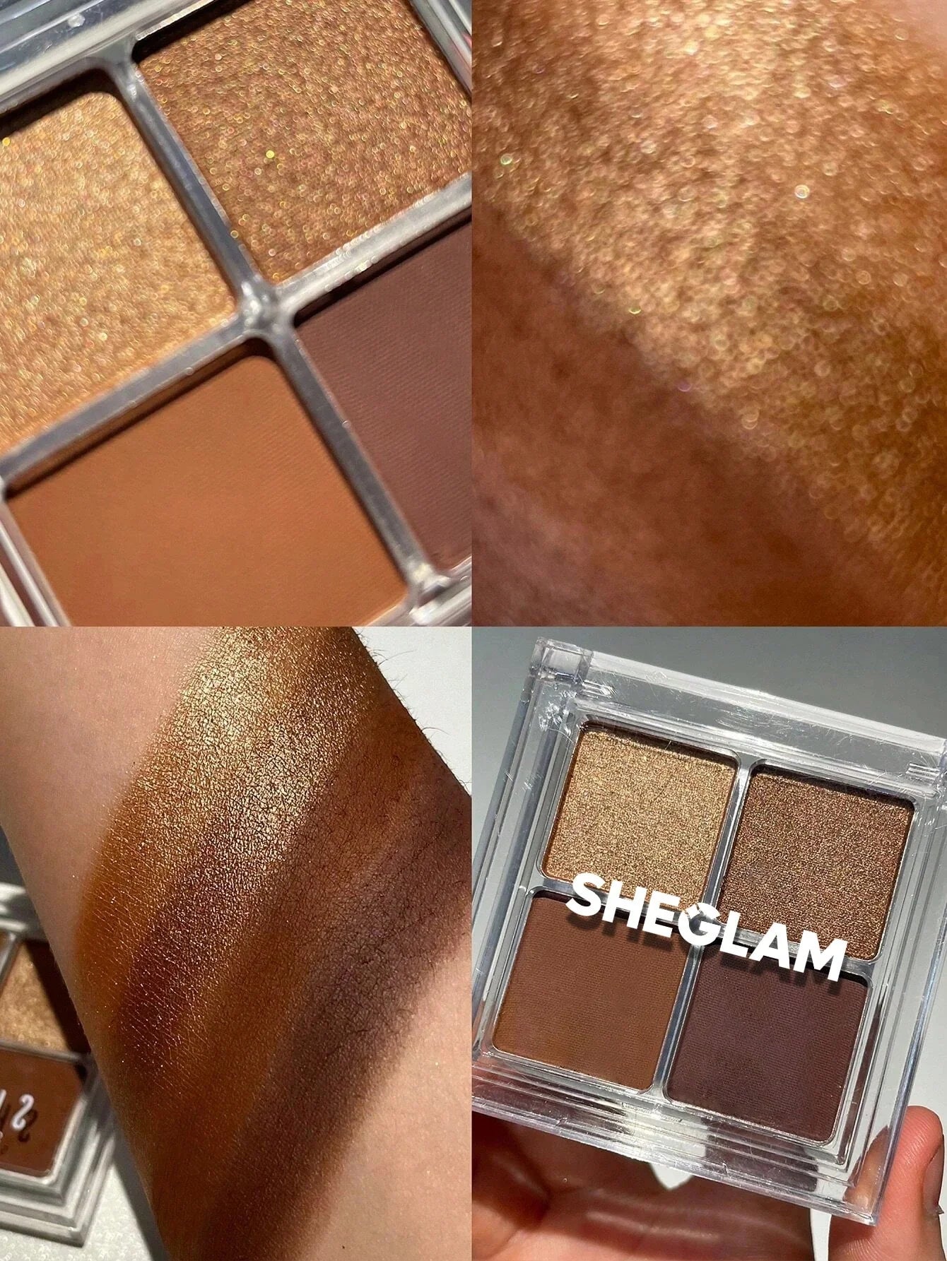 SHEGLAM Cosmic Crystal Eyeshadow Quad-Higher Self 5.2g