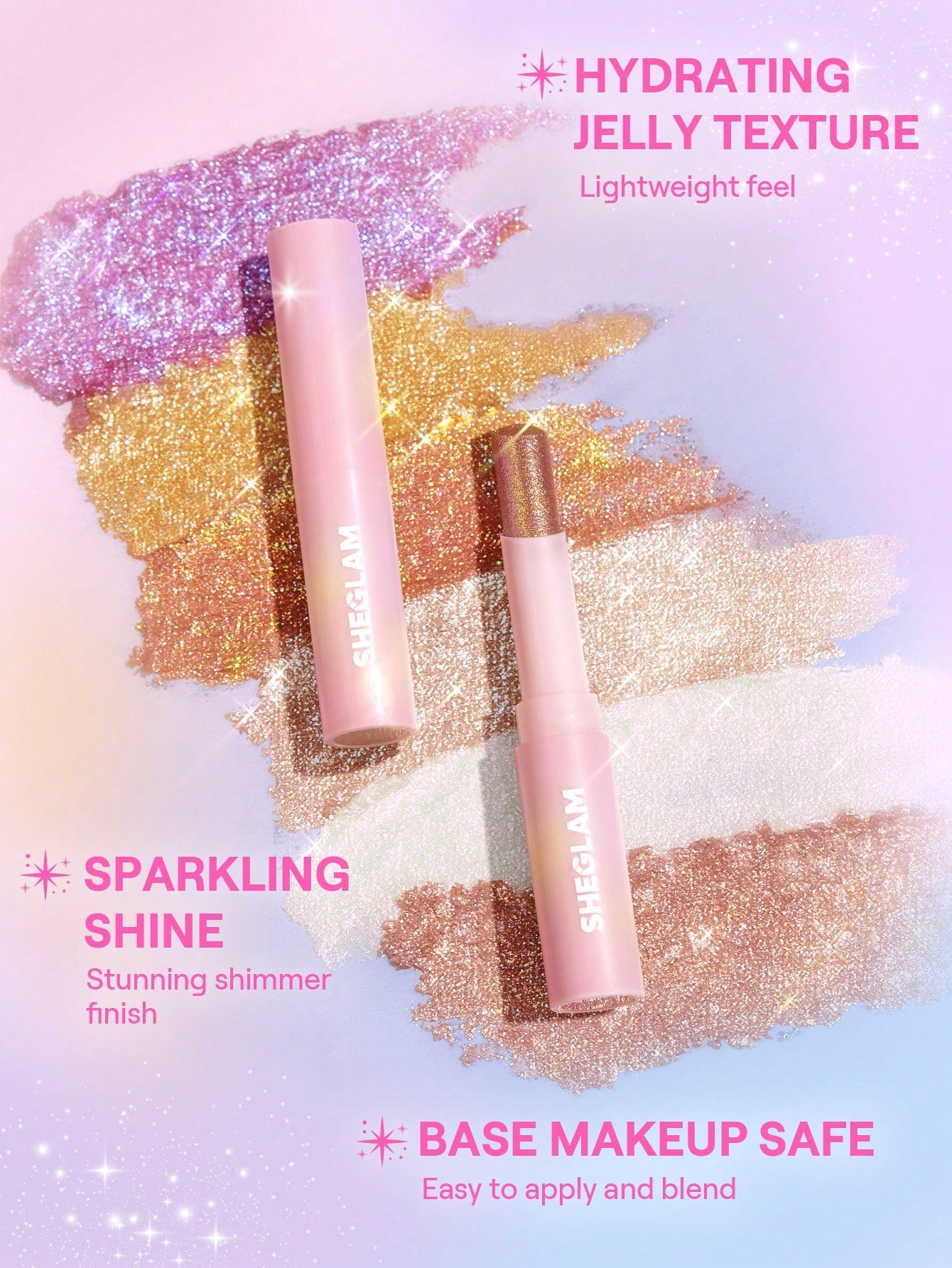 SHEGLAM Crystal Jelly Glaze Stick- Aura Blitz