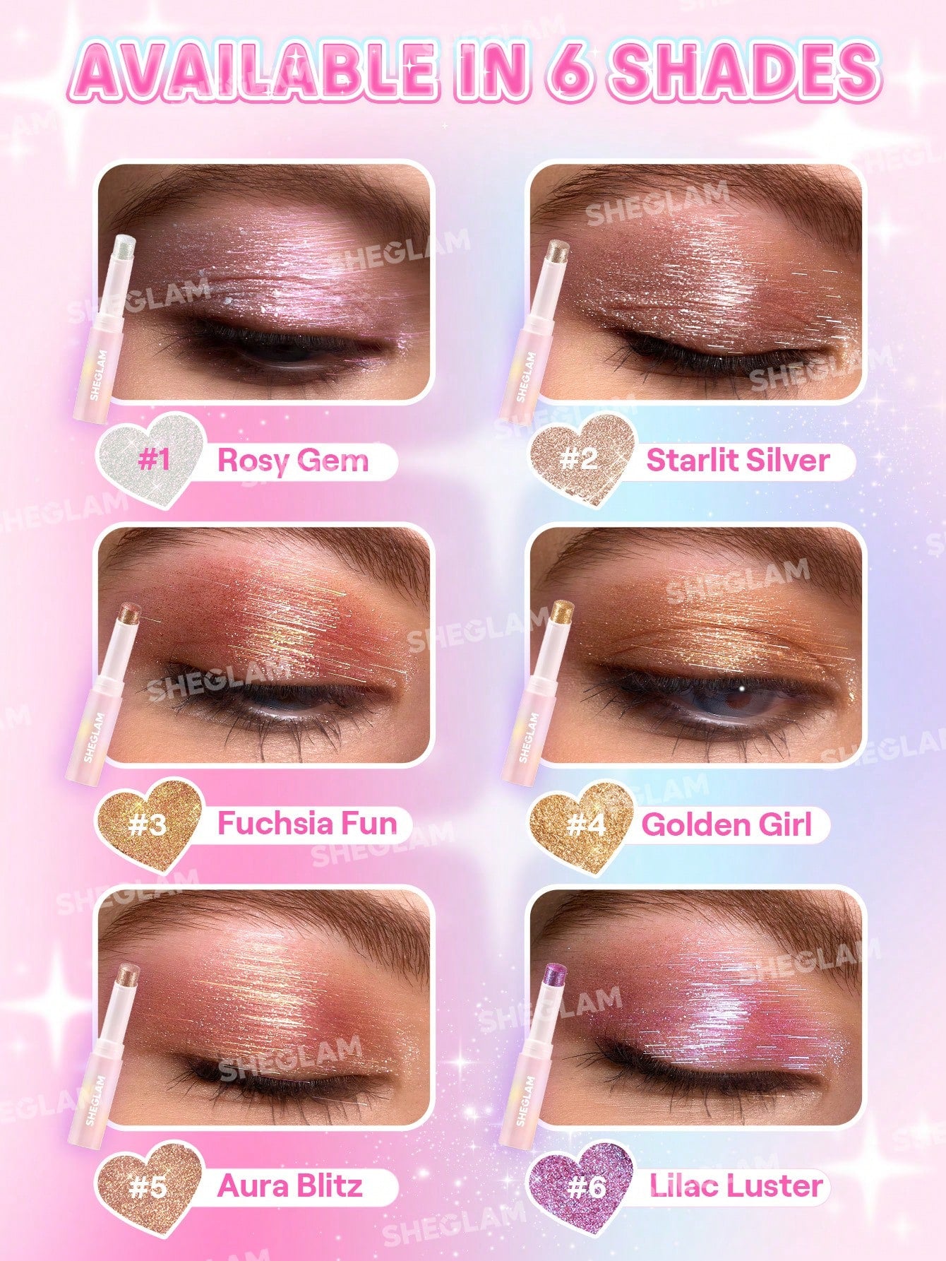 SHEGLAM Crystal Jelly Glaze Stick- Aura Blitz