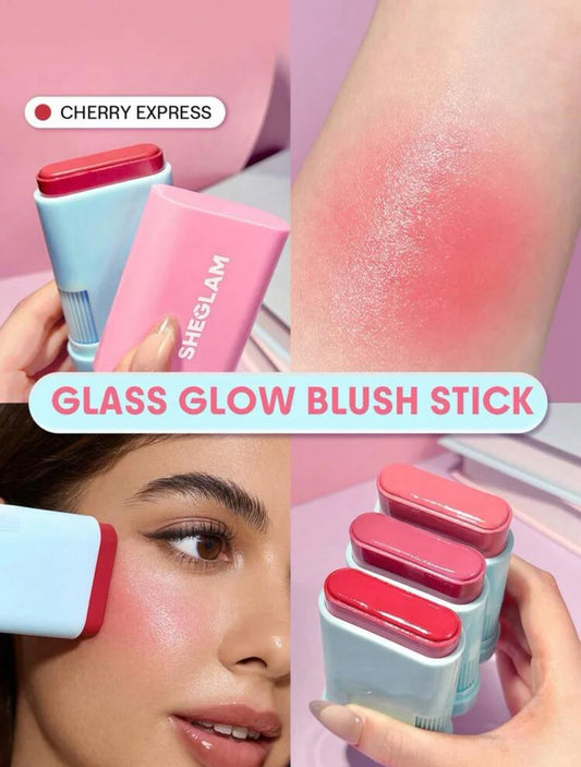 SHEGLAM Glass Glow Blush Stick-Cherry Express 15g
