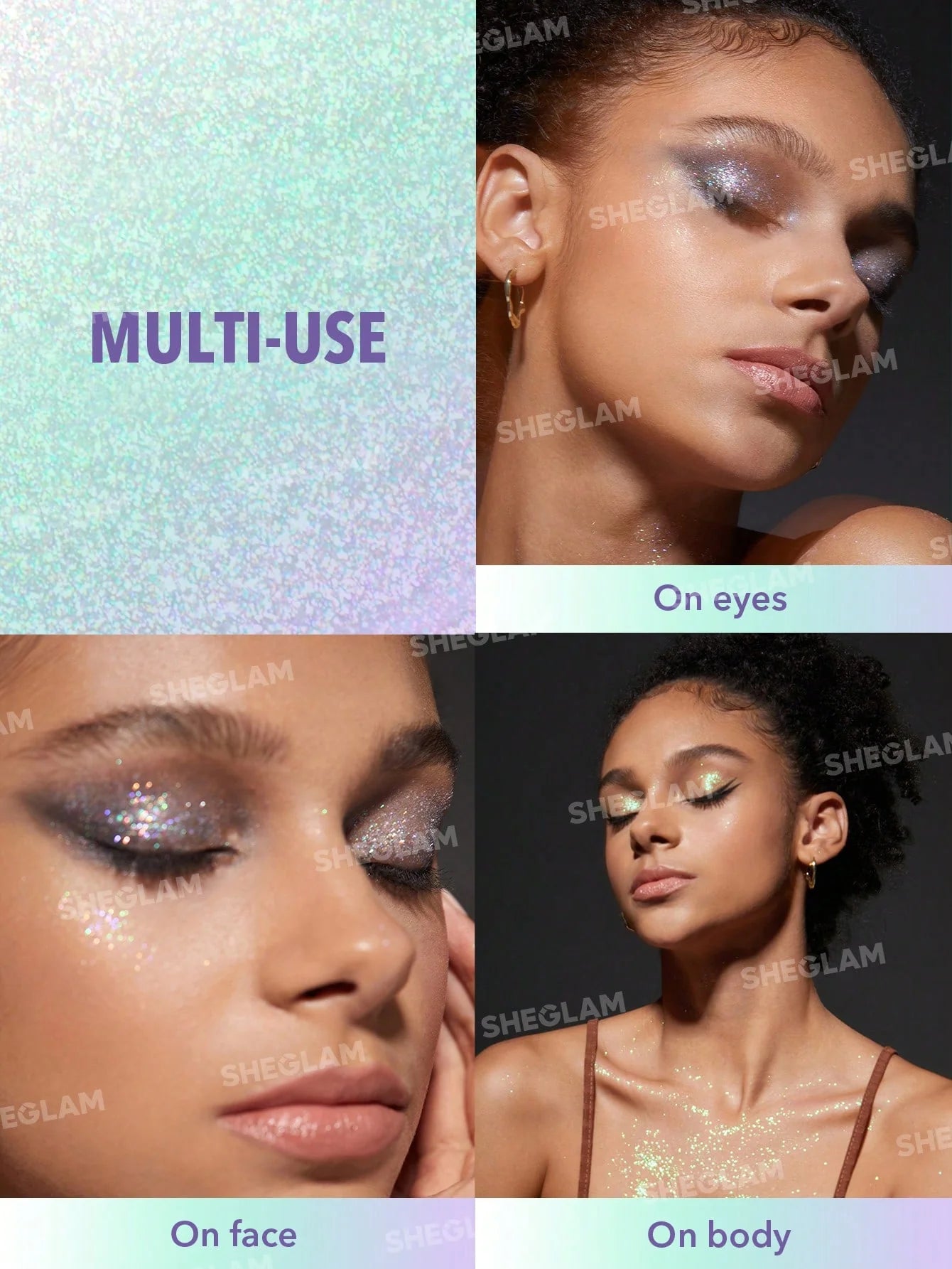 SHEGLAM Glitter Wizard Invisible Jelly Eye Shadow- Moonlight Stroll