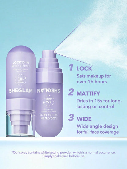 SHEGLAM Lock'd In Setting Spray- White