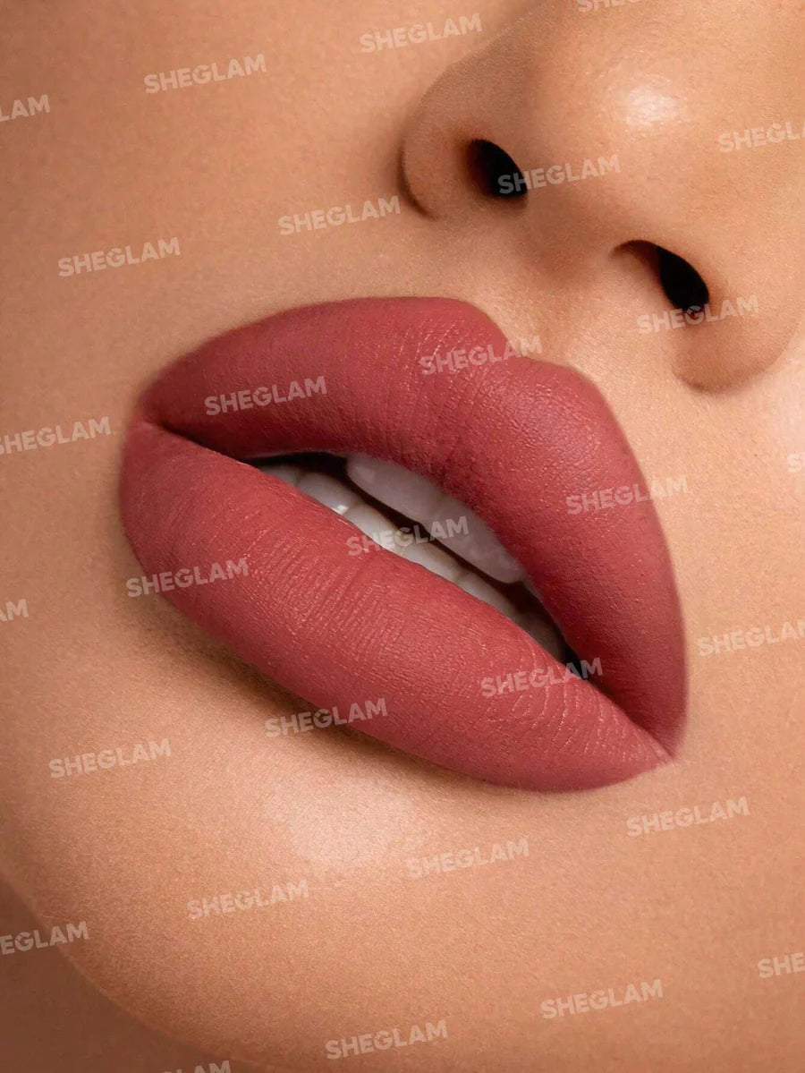 SHEGLAM Matte Allure Lipstick- Retro Rose