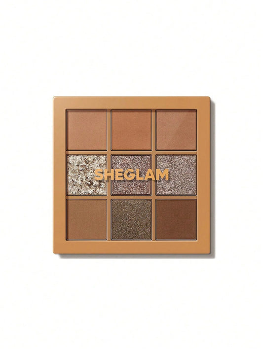 SHEGLAM Nine To Fine Eyeshadow Palette- Silent Disco 9.5g