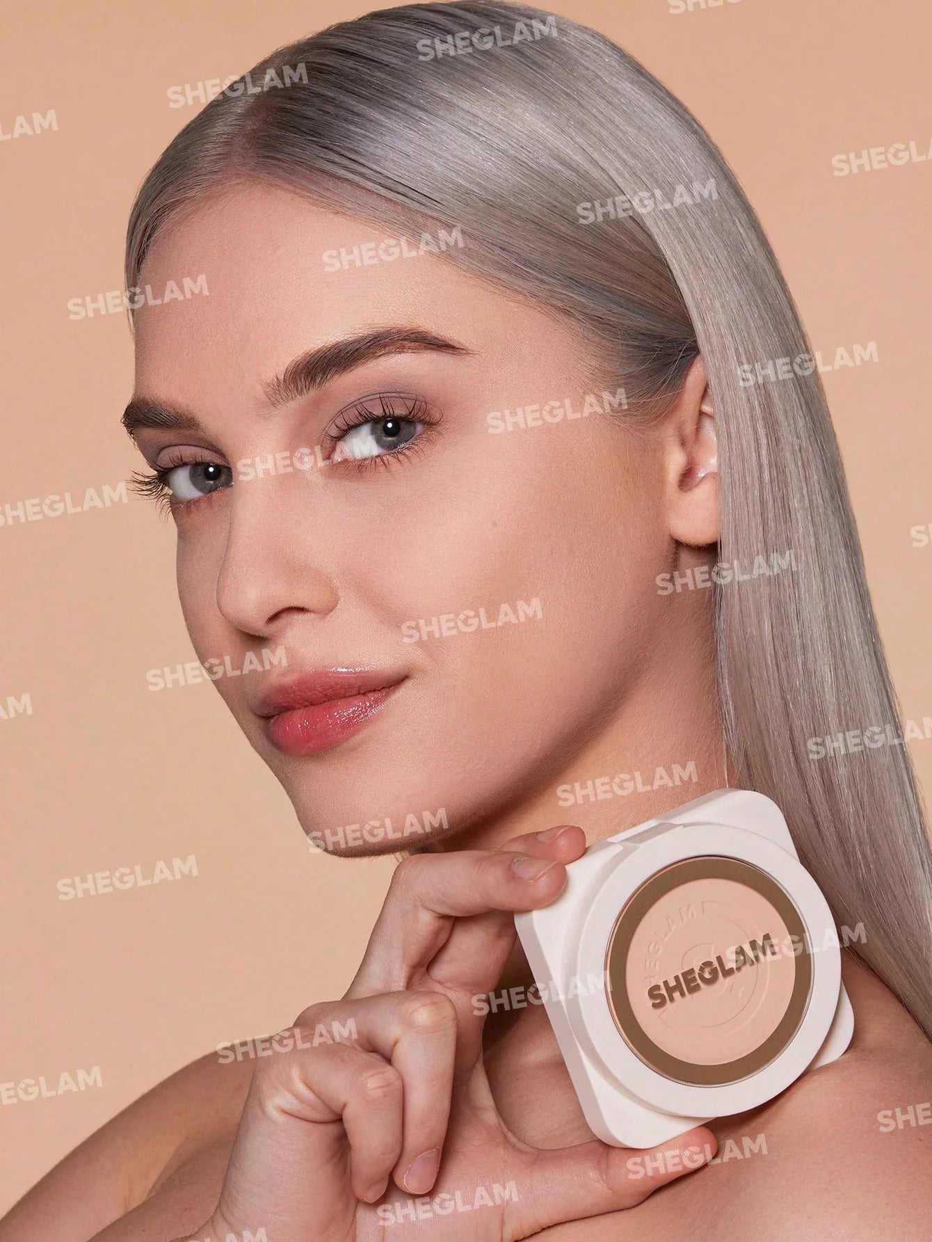 SHEGLAM Skin-Focus High Coverage Powder Foundation-Chantilly 11g