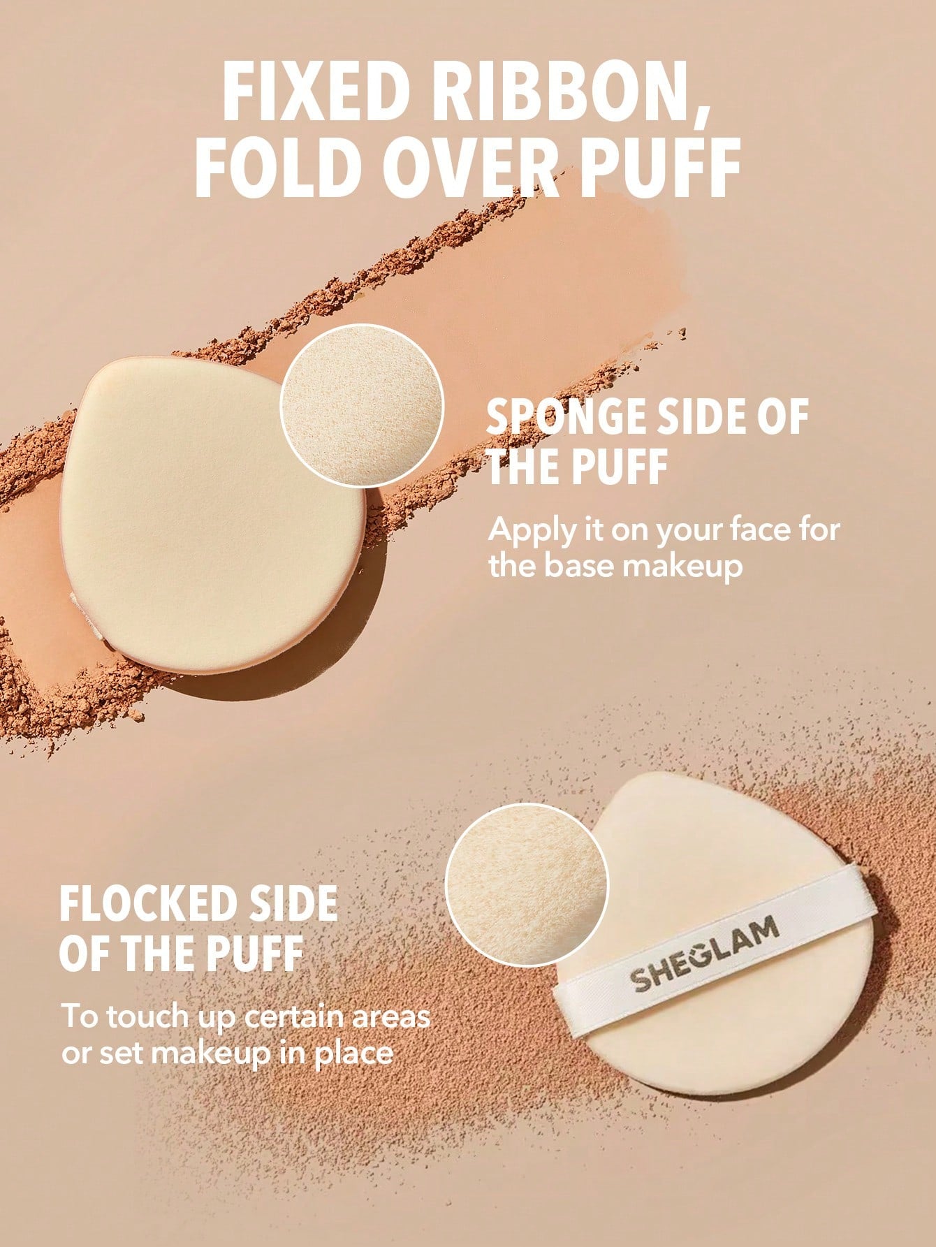 SHEGLAM Skin-Focus High Coverage Powder Foundation-Honey