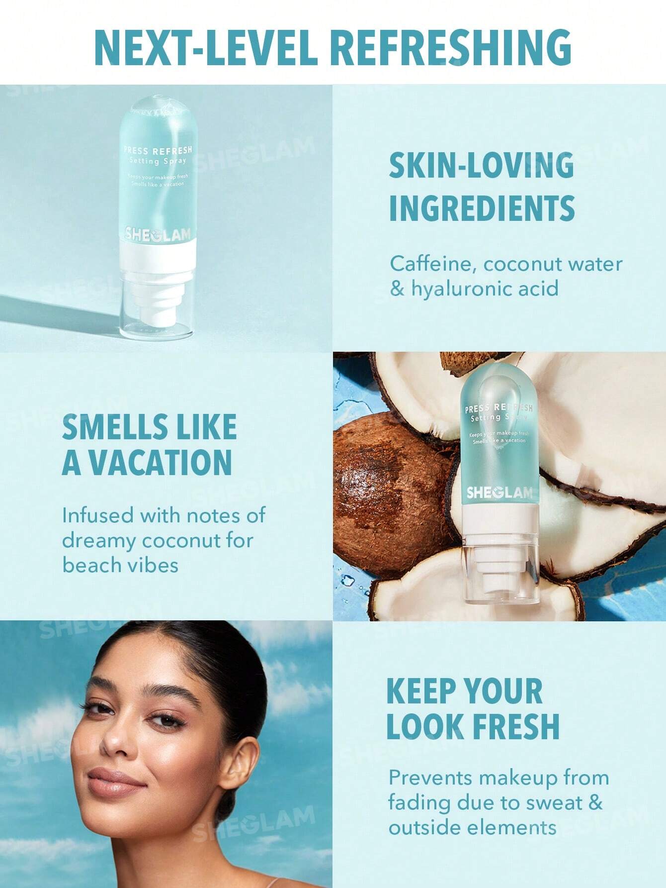 SHEGLAM Press Refresh Setting Spray 55ml