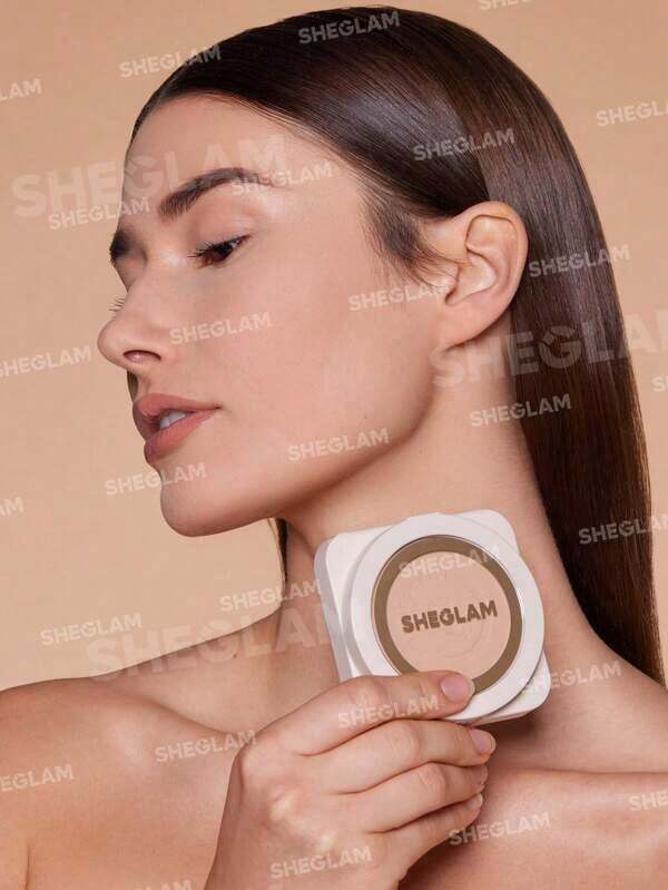 SHEGLAM Skin-Focus High Coverage Powder Foundation-Shell
