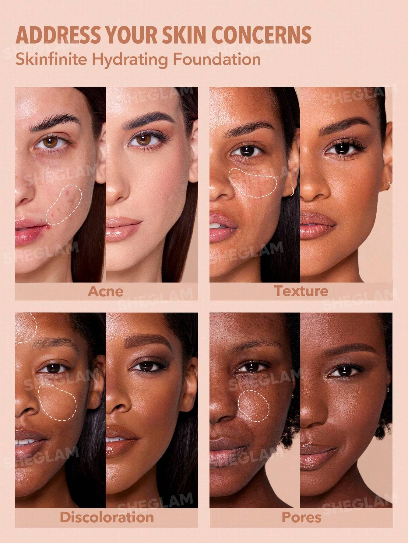 SHEGLAM Skinfinite Hydrating Foundation- Butterscotch 30ml