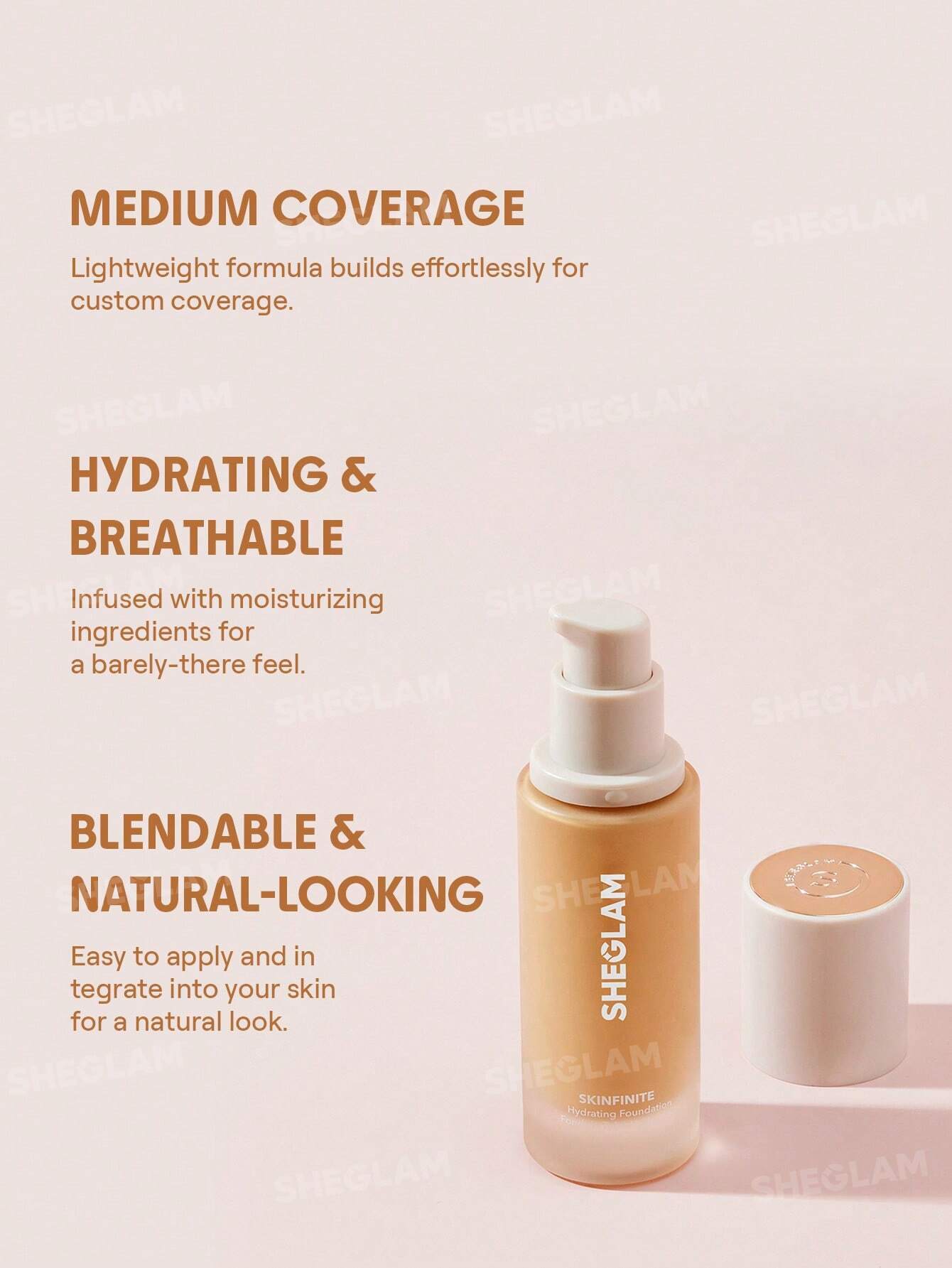 SHEGLAM Skinfinite Hydrating Foundation- Wheat 30ml