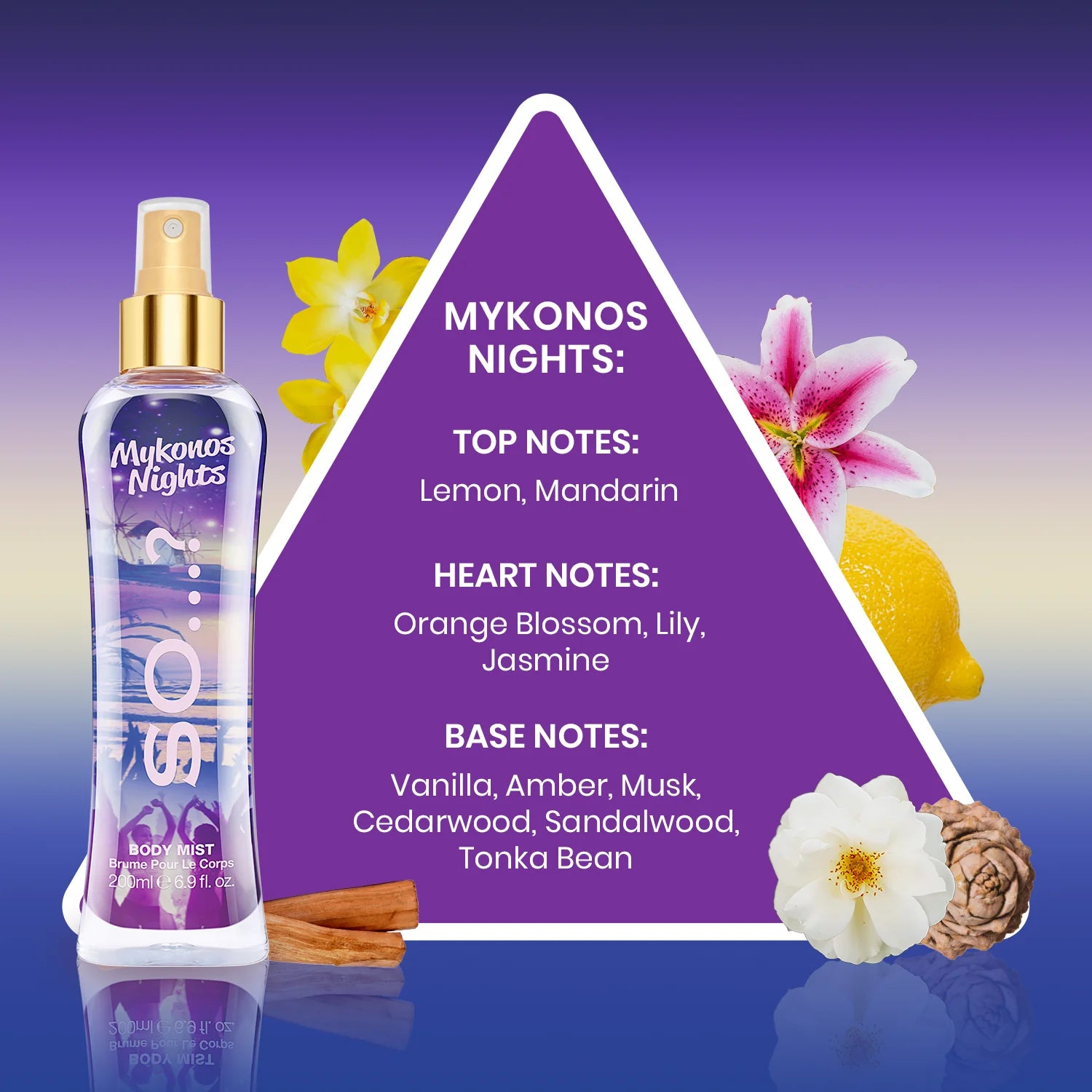 SO…? Mykonos Nights Body Mist 50ml