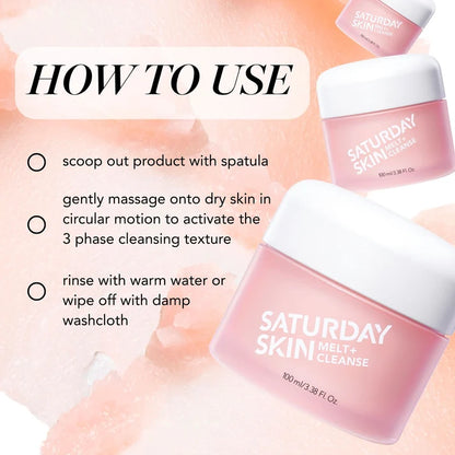 Saturday Skin Melt + Cleanse Makeup Melting Balm 100ml