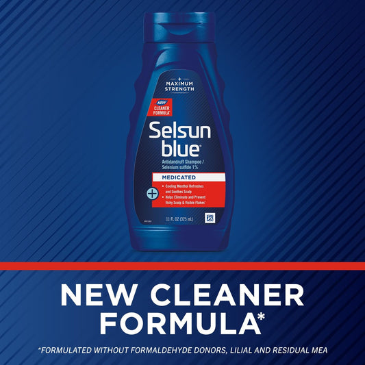 Selsun Blue Medicated Anti-Dandruff Shampoo With Menthol 325ml