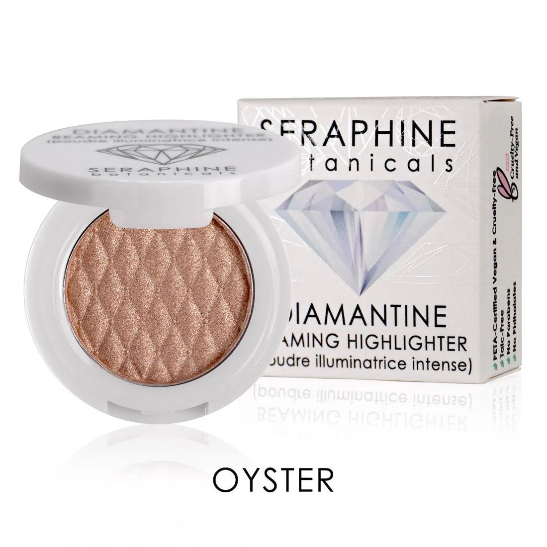 Seraphine Botanicals Diamantine Beaming Highlighter- Oyster